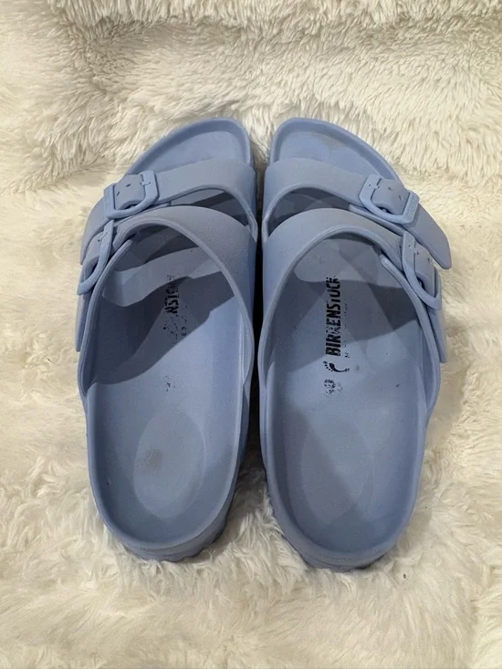 Birkenstock Light Blue Arizona EVA Slip-On Sandals - Picture 5 of 7